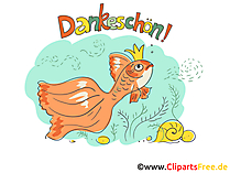 Dankeskarten verschicken Sie ein Dankeschoen