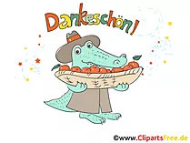 Danksagung lutig E Karte