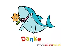 Danksagung nach dem Geburtstag Bild Karte