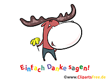 Danksagungskarten eifach danke sagen online kostenlos