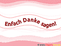 Einfach Danke sagen - Danksagungskarte
