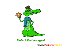 Grusskarten Danke dankeschoen kostenlos