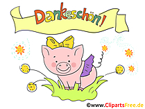 Kostenlose Danke Grusskarte Dankeschoen