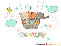 Lustige eCards Danke schön