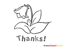 Thanks Coloring Sheet for printing