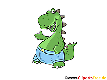 Dinosaurier Cartoon, Illustration gratis Dinosaurier Cartoon, Illustration gratis