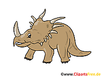 Styracosaurus Bild - Dinosaurierarten Bilder, Cartoons, Illustrationen gratis