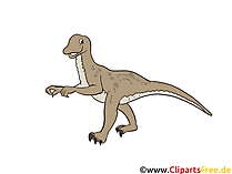 Velociraptor Bild - Dinosaurierarten Bilder, Cartoons, Illustrationen gratis