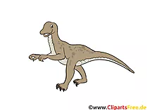 Velociraptor Bild - Dinosaurierarten Bilder, Cartoons, Illustrationen gratis