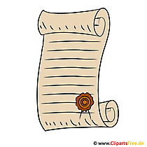 Clipart Urkunde