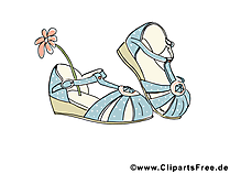 Frauenschuhe, Sommerschuhe Bild, Clipart, Grafik kostenlos