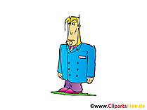 Science Fiction Comic Hero Bild, Clipart, Illustration