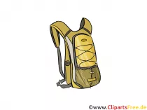 Moderner Rucksack Clipart