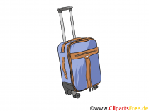 Reisekoffer Bild, Illustration, Clipart