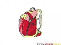 Sport-Rucksack Bild, Illustration, Clipart