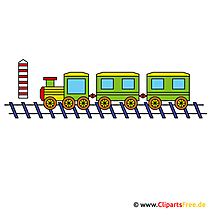 Zug Clipart Lokomotive Bild Cartoon Illustration Gratis