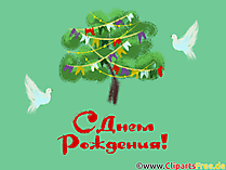 С днём рождения клипарт, открытка, графика