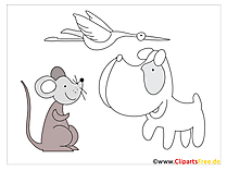 Applikationen Vorlagen kostenlos mit Tieren