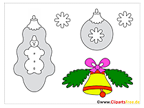 Applikationsvorlagen free zu Weihnachten