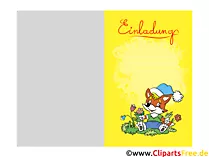 Einladungskarten selbst basteln zum Kindergeburtstag