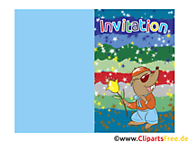 Faltkarten - Einladungen runterladen und drucken