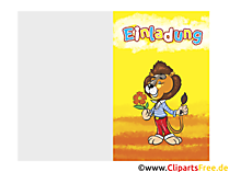 Lustige Geburtstagseinladung zum Drucken kostenlos