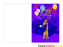 E Cards kostenlos Geburtstag zum Drucken