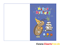 Faltkarten zum Geburtstag selbst Drucken