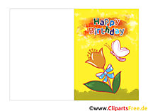 Faltkarten zum Geburtstag selbst erstellen