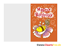 Tillykke med fødselsdagen gratis kort