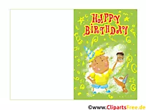 Carte de joyeux anniversaire pour l'impression