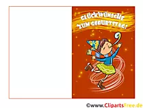 Geburtstagskarte für Kinder