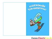 Geburtstagskarten Kinder kostenlos ausdrucken