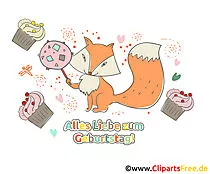 Happy Birthday - Kostenlose Geburtstags Bilder auf ClipartsFree.de