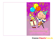 Karten zum Kinder-Geburtstag selbst basteln