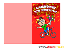 Kindergeburtstagskarten gestalten und drucken