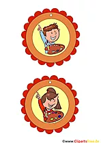Kindergeburtstagsmedaillen zum Drucken Vorlagen