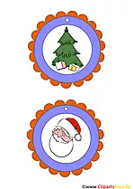Medaille Weihnachten für Kinder
