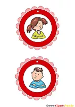 Medaillen Vorlagen für Kids