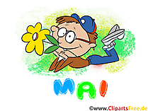 Mai Clipart - Monate kostenlose Bilder zum Drucken