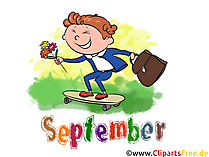 September Illustration - Month Clip Art free
