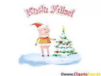 Mutlu Noeller ve Mutlu Yeni Yıl PNG ücretsiz İndirme