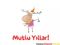 Mutlu yıllar clipart ücretsiz indir