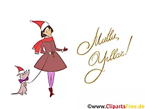 Mutlu Yıllar Süsü, Clipart