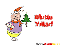 Yılbaşı Tebrik Kartı Resimler