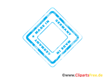 Made in Germany Stempel Abdruck
