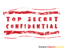 Roter Stempel Top Secret
