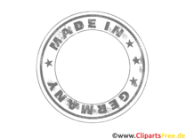 Runder Stempel Made in Germany