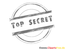 Stempelabdruck Top Secret