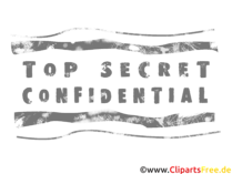 Top Secret Schriftzug